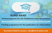 Kurd-Akad Förderprogramm für die Publikation einer Dissertation