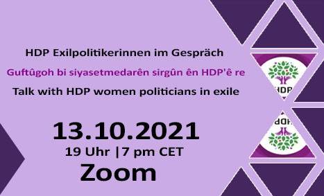 HDP Exilpolitikerinnen im Gespräch